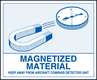 Etichetta Magnetized Material